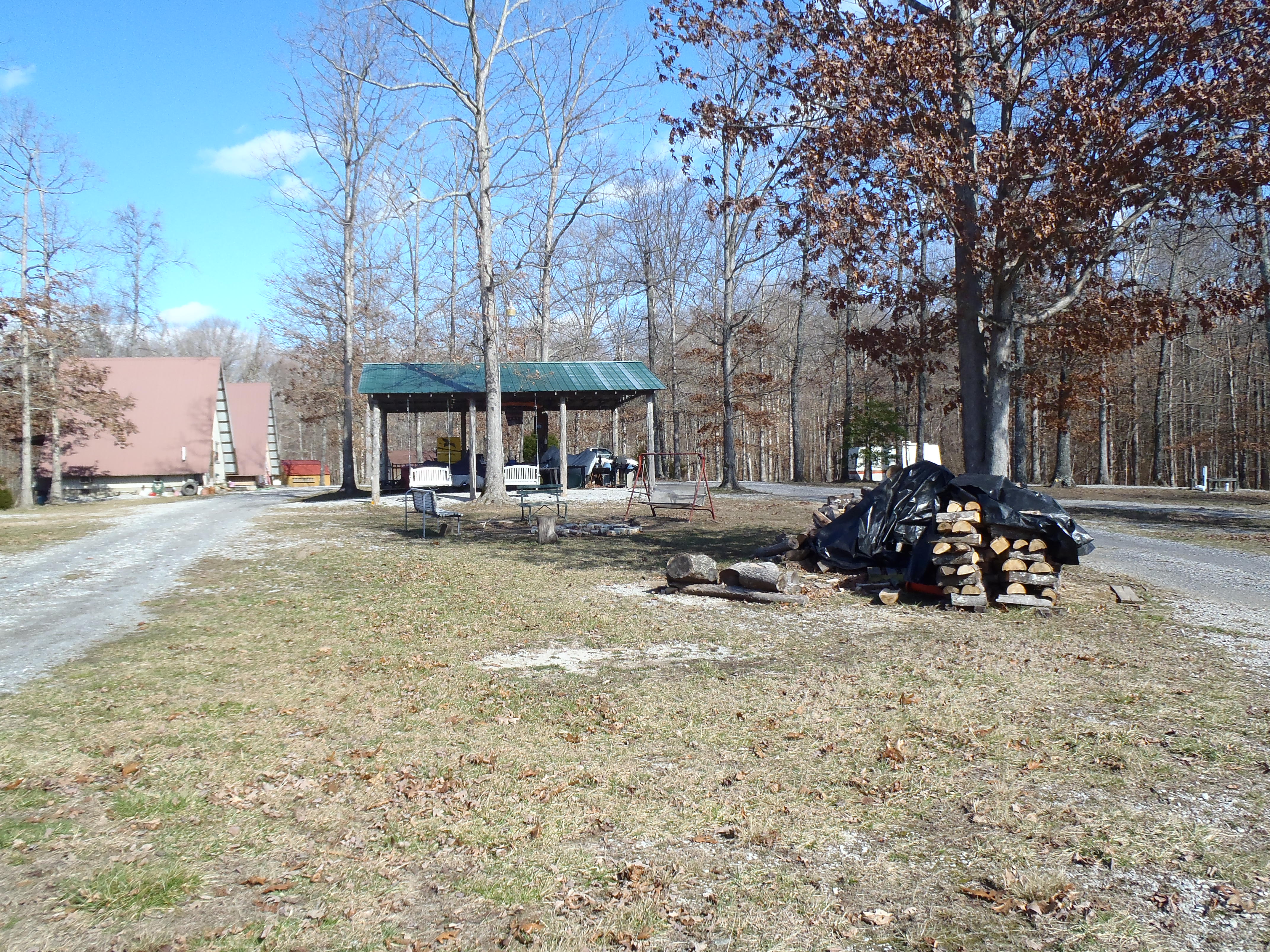 Pavilion on a sunny day